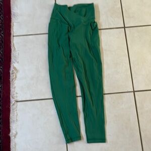Aerie Green Track Pants